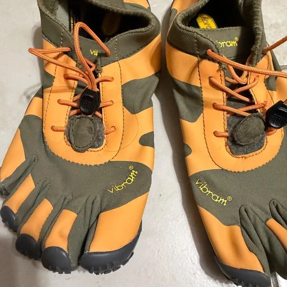 Vibram Five Fingers V-Alpha Women's Orange Military Barefoot Shoes 37 - Picture 2 of 6